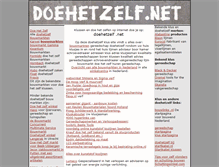 Tablet Screenshot of doehetzelf.net